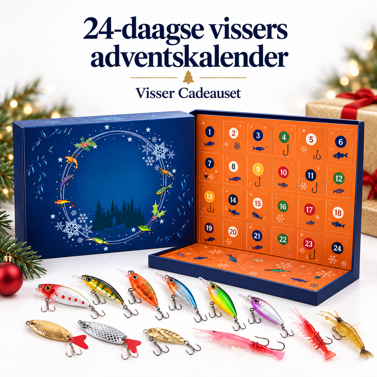 24-Daagse Hengelsport Adventskalender met Kunstaas