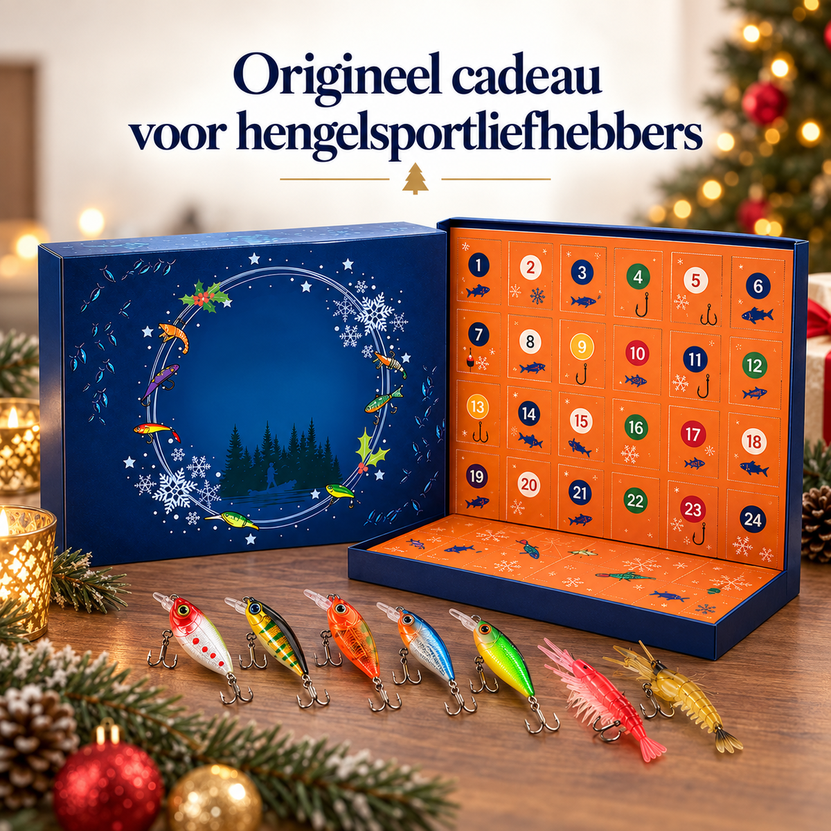 24-Daagse Hengelsport Adventskalender met Kunstaas
