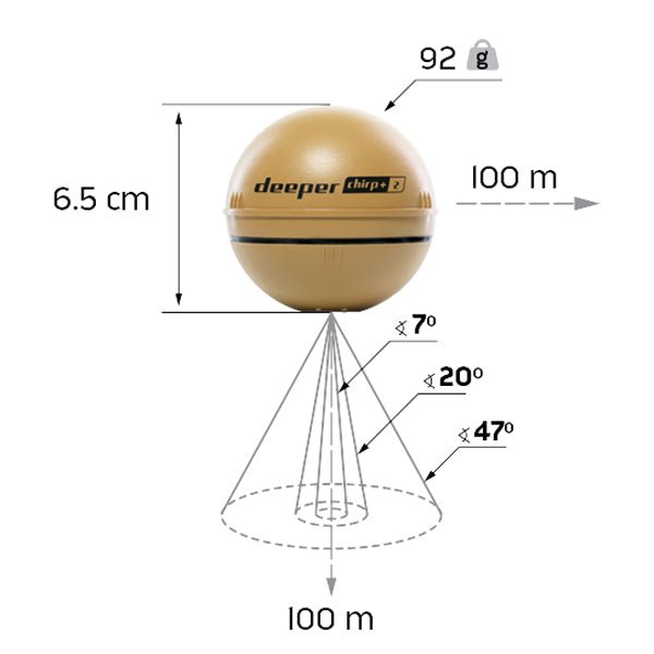 Deeper-Chirp+ 2 Fishfinder - Hengelsport De Goeie Vangst