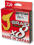 Daiwa-J-Braid Grand X8 | 270m-Licht Grijs-0.13mm-Hengelsport De Goeie Vangst