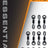 Fox Carp-Edges Essentials Spinner Swivels | Size 11-mat zwart - Hengelsport De Goeie Vangst