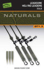 Fox Carp-Edges Naturals Leadcore Heli Rig Leaders | 50Lb-50lb - Hengelsport De Goeie Vangst