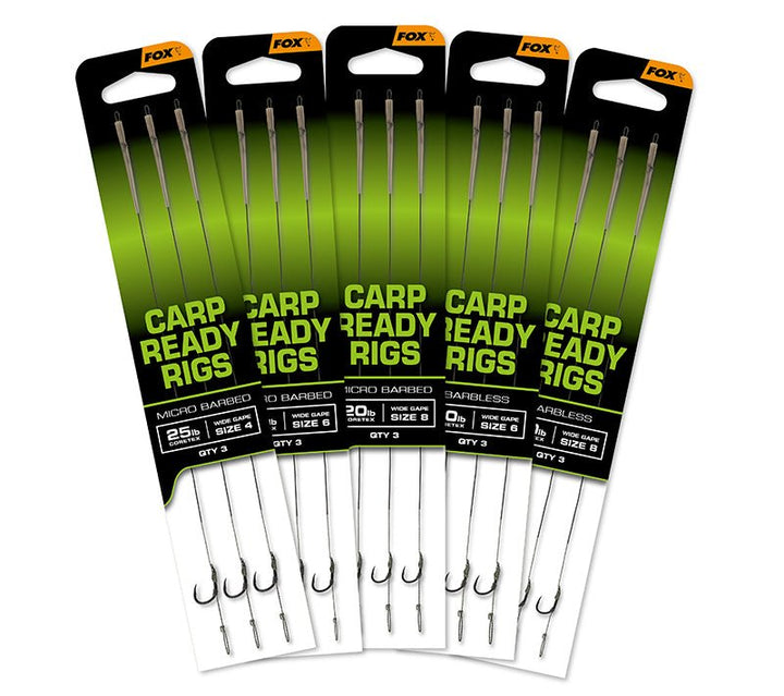 Fox Carp-EOS Ready Carp Rigs Wide Gape-H2 - 25lb - Hengelsport De Goeie Vangst