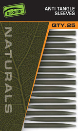 Fox Carp-Edges Naturals Anti Tangle Sleeves-Groen - Hengelsport De Goeie Vangst