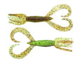 Keitech-Little Spider 3.5 Inch-green pumpkin/ chartreuse-9cm-Hengelsport De Goeie Vangst