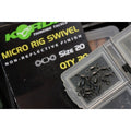 Korda-Rig Swivel-Zwart-Size 20-Hengelsport De Goeie Vangst