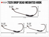 VMC - Mystic 7329DD Drop Dead Weighted Hooks - Hengelsport De Goeie Vangst