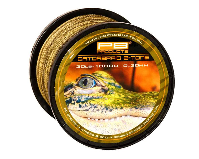PB-Gator Braid 2-Tone Camo | 400m-Camo-0.30mm-Hengelsport De Goeie Vangst