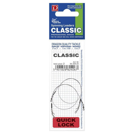 Dragon - Quicklock Classic Surfstrand 1X7 Leader - Hengelsport De Goeie Vangst