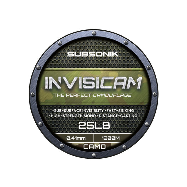 Sonik - Subsonik Invisicam Monofilament | 1200m - Hengelsport De Goeie Vangst