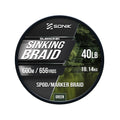 Sonik-Subsonik Sinking Braid | 40Lb | 600m-Groen-40lb-Hengelsport De Goeie Vangst
