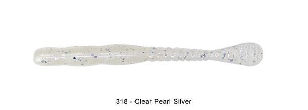 Reins-Meat-Clear pearl silver-3" / 7.6cm-Hengelsport De Goeie Vangst