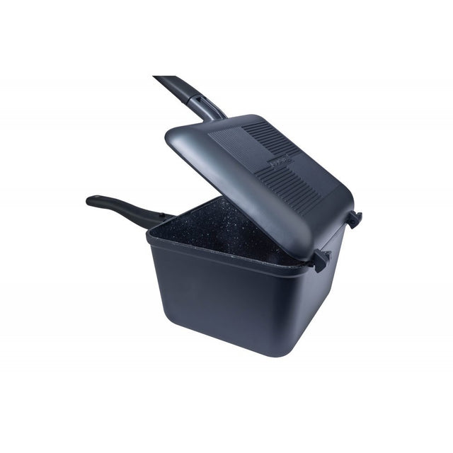 RidgeMonkey - Connect Deep Pan & Griddle Xl Granite Edition - Hengelsport De Goeie Vangst
