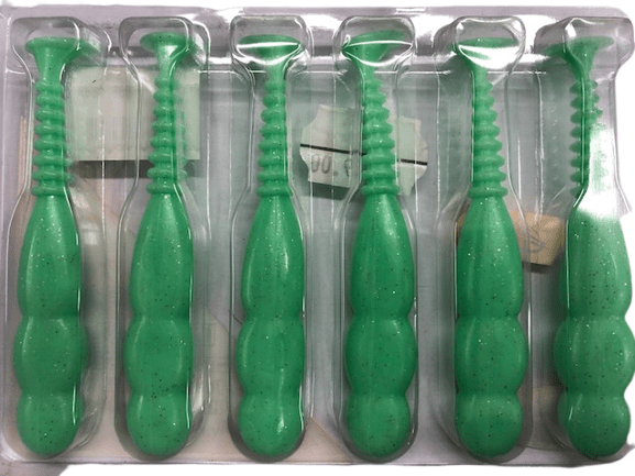 Reins-Fat Rockvibe Shad-141|Glow Melon Soda-4" / 10.2cm-Hengelsport De Goeie Vangst