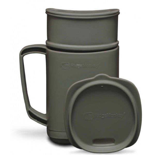 RidgeMonkey - Thermomug Dlx | Brew Set Green - Hengelsport De Goeie Vangst