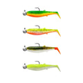 Savage Gear-Cannibal Shad Mix Set-Dark water mix-8cm-Hengelsport De Goeie Vangst
