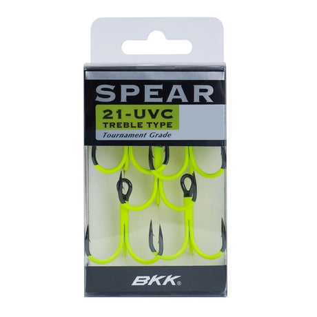 BKK - Spear - 21 UVC Treble Hooks - Hengelsport De Goeie Vangst