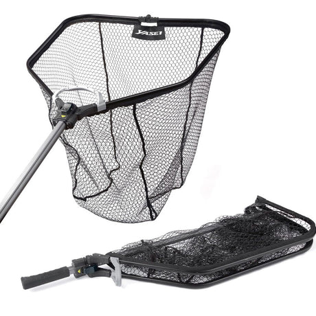 Shimano-Yasei Rubber Net | Large | Foldable-Large - Hengelsport De Goeie Vangst