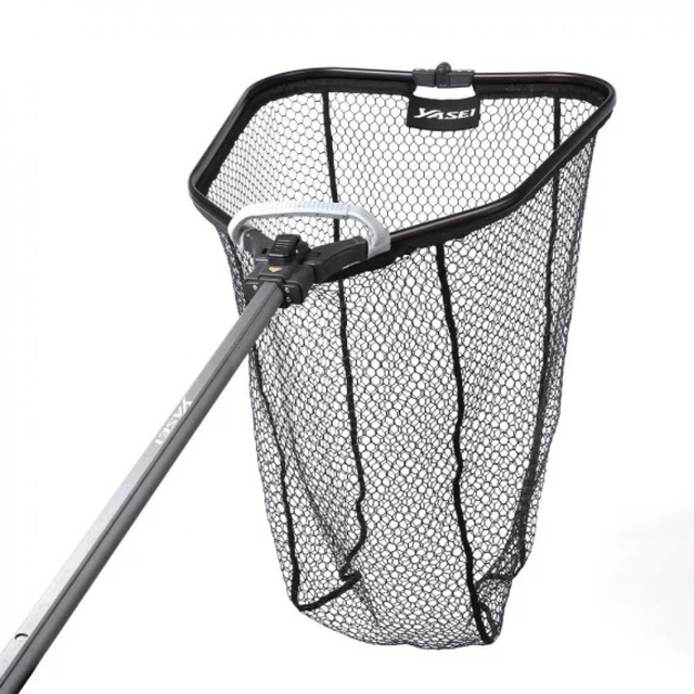 Shimano-Yasei Rubber Net | Medium | Foldable-Medium - Hengelsport De Goeie Vangst