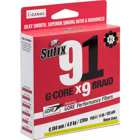 Sufix - 91 G - Core X9 Braid | 300m - Hengelsport De Goeie Vangst