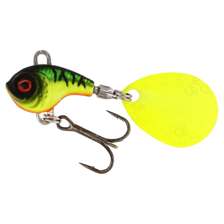 Westin-Dropbite Tungsten Spin Tail Jig-Firetiger-13g-Hengelsport De Goeie Vangst