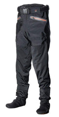 Abu Garcia-X-Stretch Waist Wader-Zwart-Small-Hengelsport De Goeie Vangst