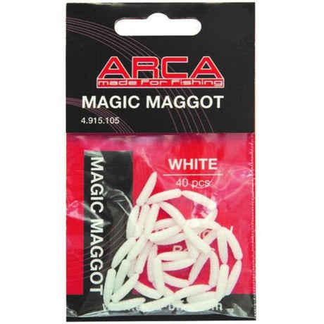 Arca-Magic Maggot Kunstmaden-Wit - De Goeie Vangst