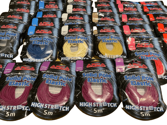 Arca-Solid Pole Elastic High Stretch | 5m-2.6mm (Purple) - Hengelsport De Goeie Vangst