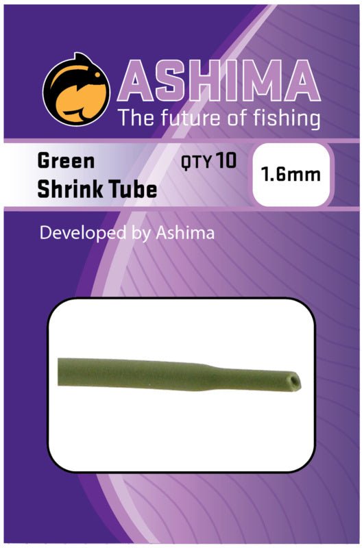 Ashima - Shrink Tube Green - Hengelsport De Goeie Vangst