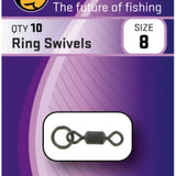Ashima-Ring Swivels (10 stuks)-Size 8 - Hengelsport De Goeie Vangst