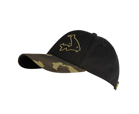 Avid Carp-Black And Camo Cap-Camo - Hengelsport De Goeie Vangst