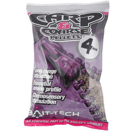 Bait Tech-Carp & Coarse Pellets-4mm - Hengelsport De Goeie Vangst