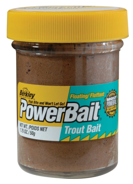 Berkley-Bekley Powerbait Trout Bait Pellet | 50g-Bruin - Hengelsport De Goeie Vangst