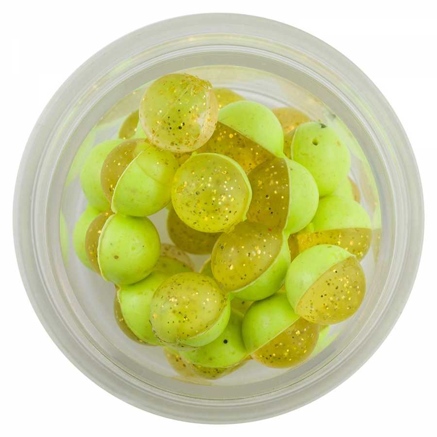 Berkley - Power Eggs Floating Garlic Scent - Clear Silver Yellow - Hengelsport De Goeie Vangst