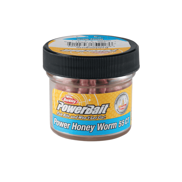 Berkley-Powerbait Honey Worms | Knoflook-White-2.5cm-Hengelsport De Goeie Vangst