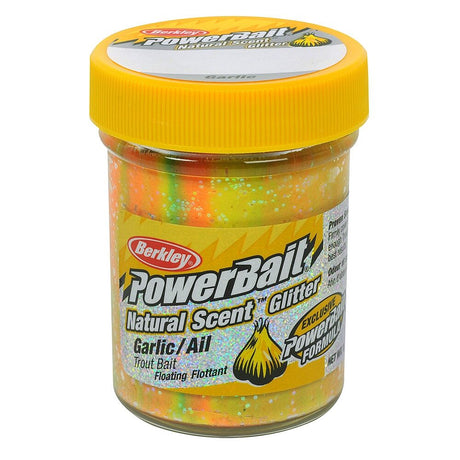 Berkley-Powerbait Natural Glitter Trout Bait | Garlic Rainbow - Hengelsport De Goeie Vangst
