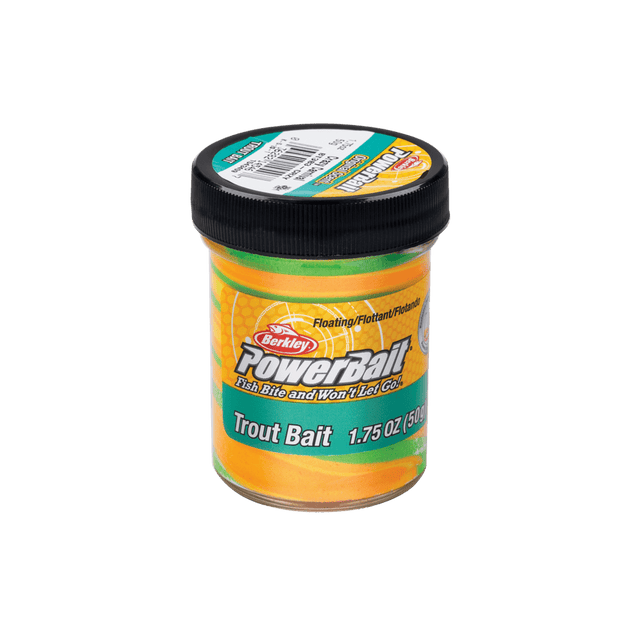 Berkley-Powerbait Triple Swirl Crazy Carnival-oranje - groen - Hengelsport De Goeie Vangst