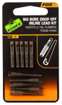 Fox Carp - Edges Big Bore Drop Off Inline Lead Kit - Hengelsport De Goeie Vangst