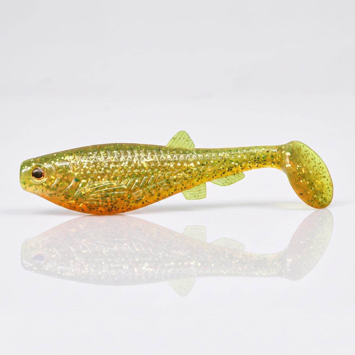Bite On-Chubby Shad-10cm-Caramel Oil-De Goeie Vangst