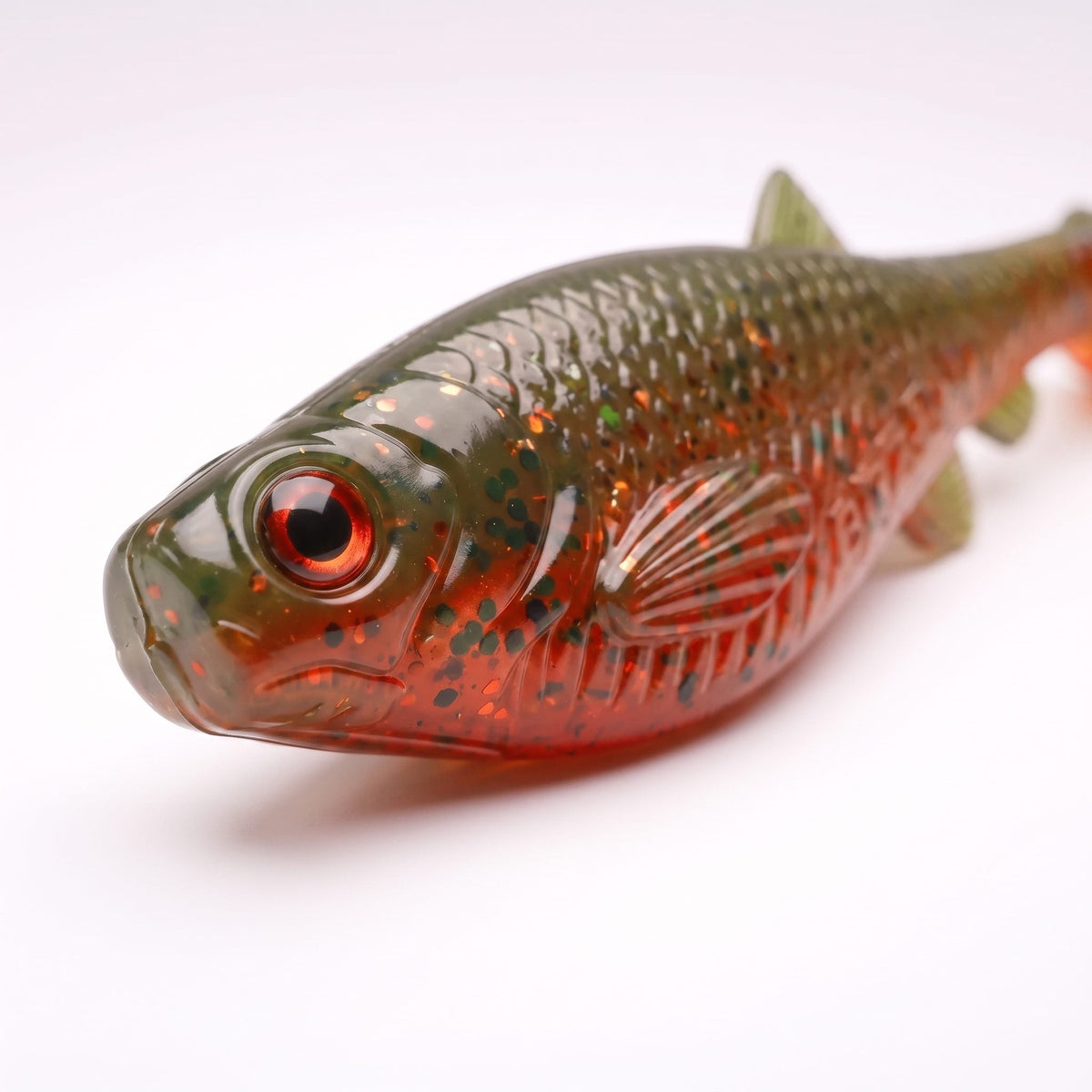Bite On-Chubby Shad-10cm-Motor Oil Red-De Goeie Vangst