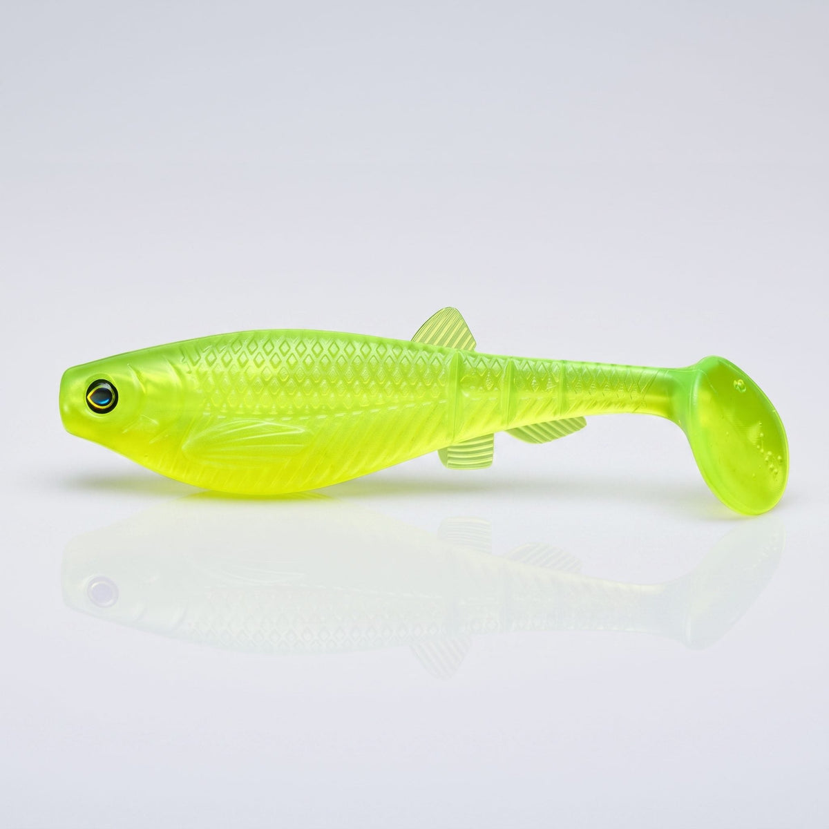 Bite On-Chubby Shad-10cm-Lime Perl-De Goeie Vangst