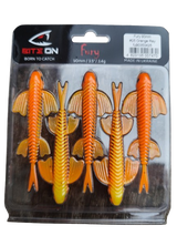 Bite On-Fury Softbait-9cm-Orange Ray-De Goeie Vangst