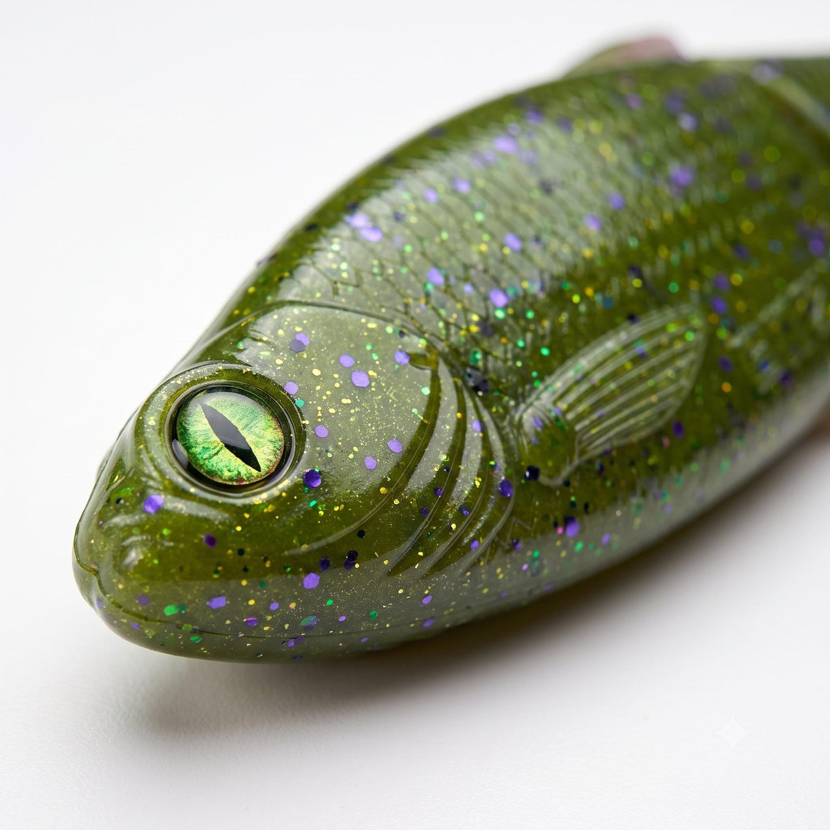 Bite On-Luky Roach Shad-14cm-Green Lox-De Goeie Vangst