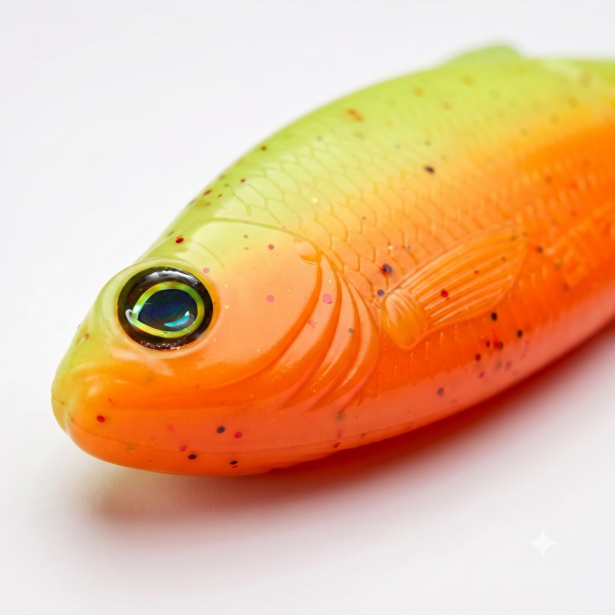 Bite On-Luky Roach Shad-14cm-Orange Ray-De Goeie Vangst