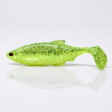 Bite On-Luky Roach Shad-14cm-Green Rose-De Goeie Vangst