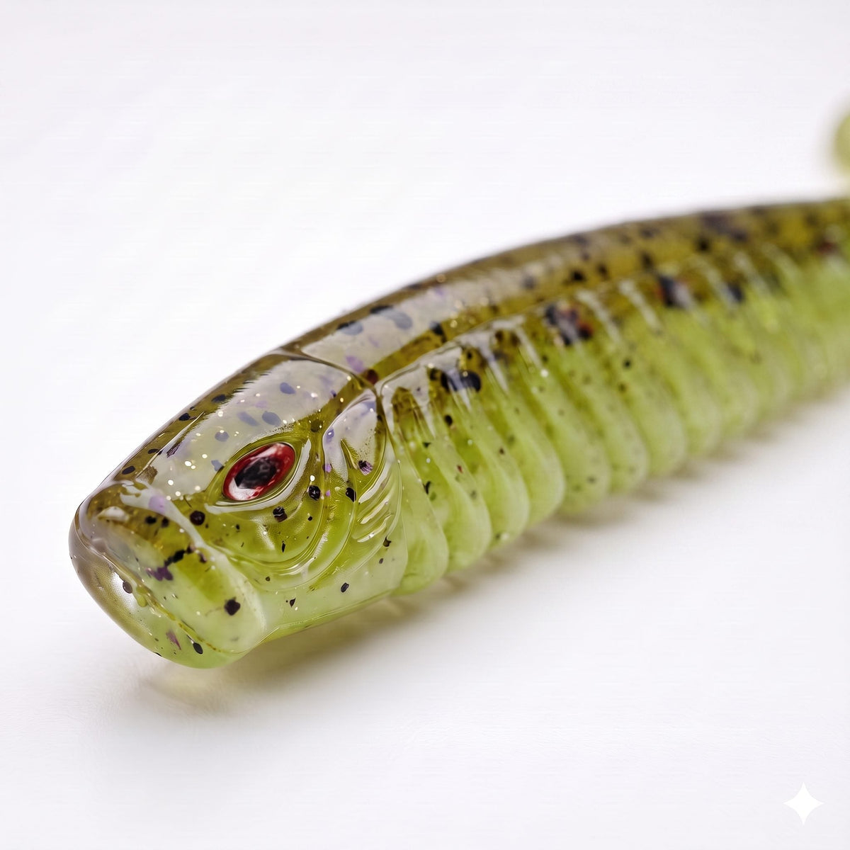 Bite On-Rib Worm Twister-10cm-Kivi-De Goeie Vangst