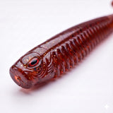Bite On-Rib Worm Twister-10cm-Grape-De Goeie Vangst