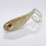 Bite On-Rib Worm Twister-10cm-Minnow Fish-De Goeie Vangst