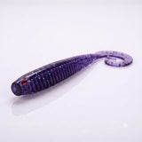 Bite On-Rib Worm Twister-10cm-Violet-De Goeie Vangst