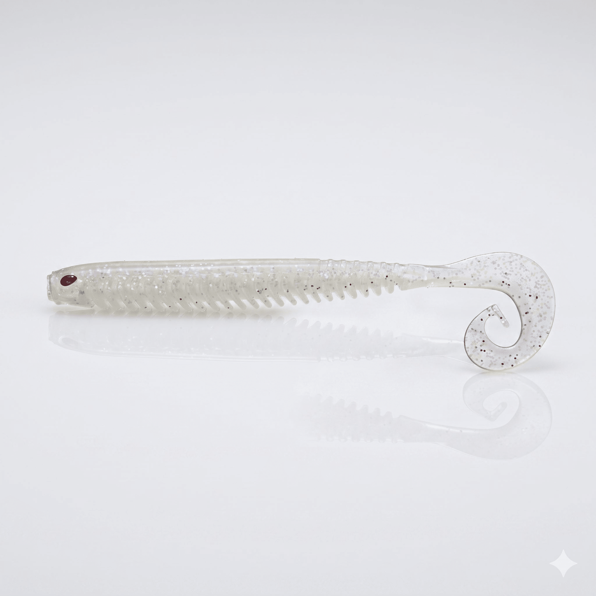 Bite On-Rib Worm Twister-12cm-Arctic Pearl-De Goeie Vangst